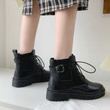 ショートブーツ レディース厚底ブーツ韓国 | Miniministore | 詳細画像6 