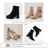 ショートブーツ レディース太ヒールブーツ | Miniministore | 詳細画像3