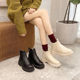 韓国 サイドゴアブーツ ショート 暖かい | Miniministore | 詳細画像9