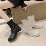 ストレッチブーツ チャンキーヒール 美脚 | Miniministore | 詳細画像12