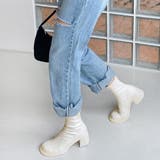 ストレッチブーツ チャンキーヒール 美脚 | Miniministore | 詳細画像14