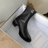 ストレッチブーツ チャンキーヒール 美脚 | Miniministore | 詳細画像19
