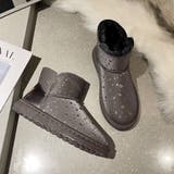 ムートンブーツ 裏起毛 ショートブーツ | Miniministore | 詳細画像20 