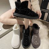 ムートンブーツ 裏起毛 ショートブーツ | Miniministore | 詳細画像5 