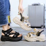 厚底スポーツサンダル ベルクロサンダル夏 | Miniministore | 詳細画像10 