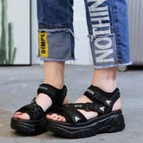 厚底スポーツサンダル ベルクロサンダル夏 | Miniministore | 詳細画像11 