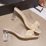 クリアヒール サンダル スクエアトゥ 夏 | Miniministore | 詳細画像13 