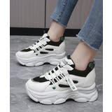 厚底ダッドスニーカー レースアップ 韓国 | Miniministore | 詳細画像2 