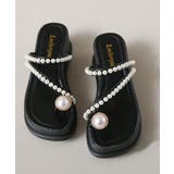 パールトングサンダル 美脚 厚底サンダル | Miniministore | 詳細画像2