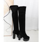 ニーハイブーツ厚底 フィットロングブーツ | Miniministore | 詳細画像29 