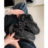 ビッグリボン厚底サンダル 履きやすい夏靴 | Miniministore | 詳細画像10 