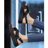 クロスストラップサンダル厚底シューズ夏靴 | Miniministore | 詳細画像9