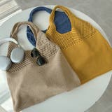 トートバッグ ニット編み バッグ鞄かばん | Miniministore | 詳細画像27 