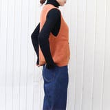 Vネック ニットベスト レディース | Miniministore | 詳細画像14 