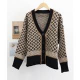 ジャガード編みニットカーディガンVネック | Miniministore | 詳細画像23 