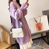 ニット ドッキングワンピース カジュアル | Miniministore | 詳細画像8