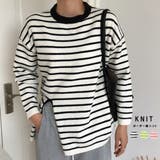 ニットトップス フロントスリット 秋冬 | Miniministore | 詳細画像1