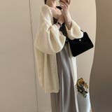 トッパーカーディガン ニット レディース | Miniministore | 詳細画像7 