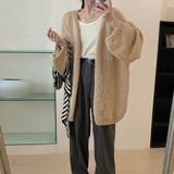 トッパーカーディガン ニット レディース | Miniministore | 詳細画像8 