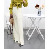 ニットワイドパンツ レディース スリット | Miniministore | 詳細画像11