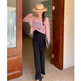 ニットワイドパンツ レディース スリット | Miniministore | 詳細画像4