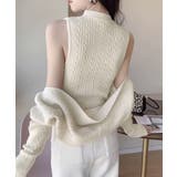 ニットカーディガン タンクトップ セット | Miniministore | 詳細画像9