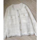 ラメツイード風ジャケット 韓国ニット秋冬 | Miniministore | 詳細画像36