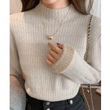 裏起毛 プチハイネックニットトップス厚手 | Miniministore | 詳細画像12 