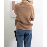 ハーフジップニットセータースタンドカラー | Miniministore | 詳細画像26 