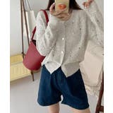 パール付き ニットカーディガン大人可愛い | Miniministore | 詳細画像3
