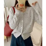 パール付き ニットカーディガン大人可愛い | Miniministore | 詳細画像4