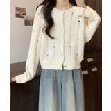 パール付き ニットカーディガン大人可愛い | Miniministore | 詳細画像5