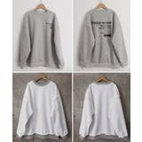 裏起毛スウェット 暖かいビッグトレーナー | Miniministore | 詳細画像20