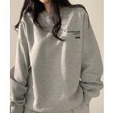 裏起毛スウェット 暖かいビッグトレーナー | Miniministore | 詳細画像3