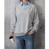 シャツ襟切り替えスウェットレディース長袖 | Miniministore | 詳細画像17 