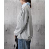 シャツ襟切り替えスウェットレディース長袖 | Miniministore | 詳細画像19 