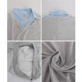 シャツ襟切り替えスウェットレディース長袖 | Miniministore | 詳細画像22 