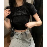 クロップド丈ロゴチビTシャツカットソー夏 | Miniministore | 詳細画像11