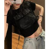 クロップド丈ロゴチビTシャツカットソー夏 | Miniministore | 詳細画像12