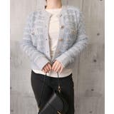 ラメシャギーニット 金ボタンカーディガン | Miniministore | 詳細画像28