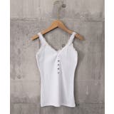 レースリブキャミソールフロントボタン夏服 | Miniministore | 詳細画像15 