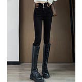 ベルトデザイン スキニーデニムパンツ美脚 | Miniministore | 詳細画像12