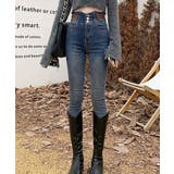 ベルトデザイン スキニーデニムパンツ美脚 | Miniministore | 詳細画像16