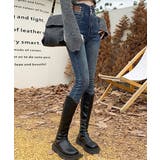 ベルトデザイン スキニーデニムパンツ美脚 | Miniministore | 詳細画像18