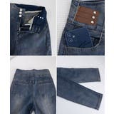 ベルトデザイン スキニーデニムパンツ美脚 | Miniministore | 詳細画像27