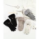 裏起毛ファー手袋冬 防風保温 スマホ対応 | Miniministore | 詳細画像14 