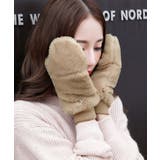 ボア手袋 裏起毛ミトングローブ あったか | Miniministore | 詳細画像12