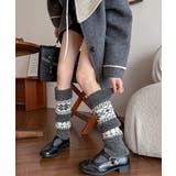 ノルディック柄レッグウォーマー暖かい靴下 | Miniministore | 詳細画像15
