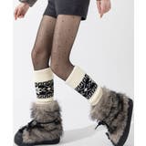 ノルディック柄レッグウォーマー暖かい靴下 | Miniministore | 詳細画像5