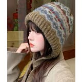 ノルディック柄ニット帽無地ニットキャップ | Miniministore | 詳細画像18